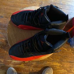 Jordan 12s Red And Black 