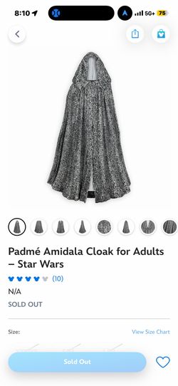 Padmé Amidala Cloak for Adults