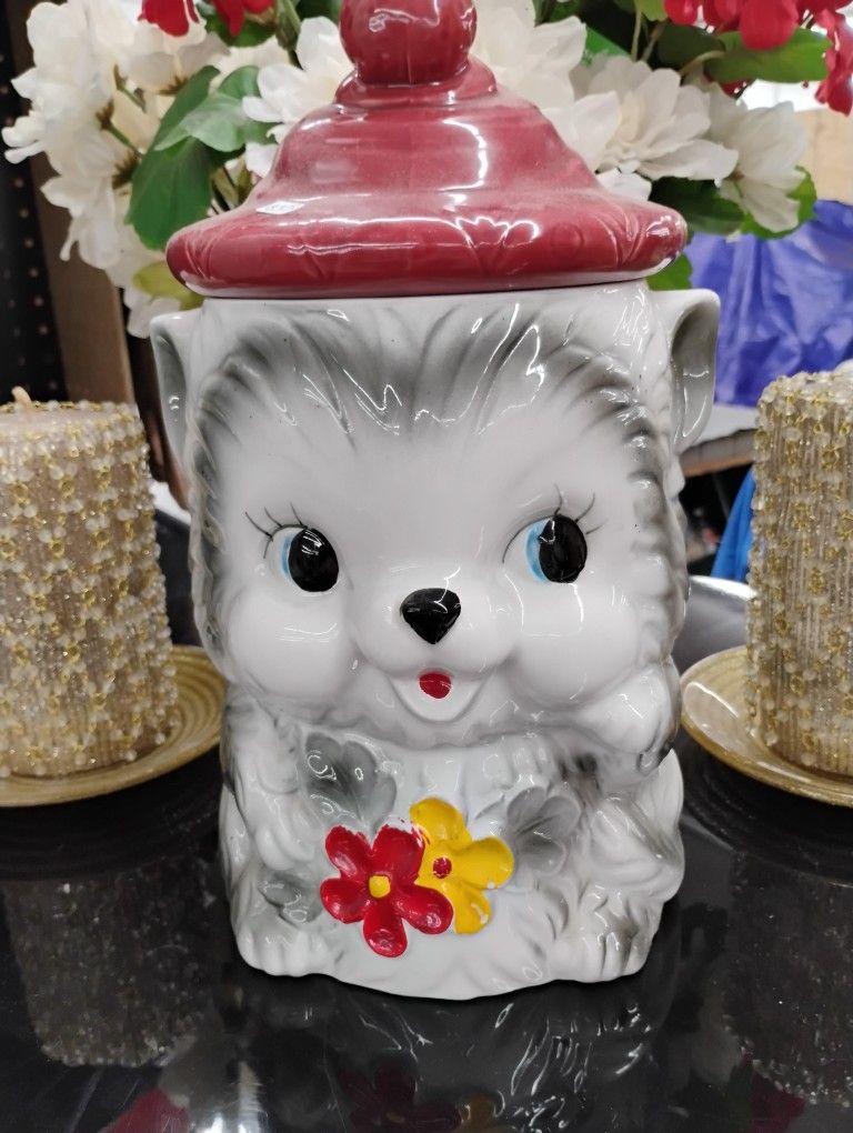 Mid-century Kitty Cat Cookie Jar