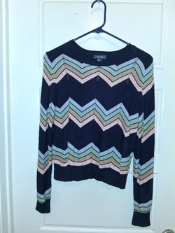 Forever 21 Chevron Knit Sweater