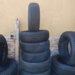 205/65R15 GENERAL A SET OF FOUR USED TIRES, INCLUDES MOUNTING AND BALANCING 