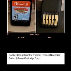 (Nintendo Switch)

Donkey Kong Country Tropical Freeze

 (Nintendo Switch) 

Game Cartridge Only