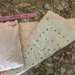 Doll Blanket And Pillow With Case