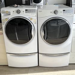  Whirlpool Front Load Washer and Gas Dryer Set