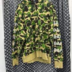 Bape Green Camo Jacket 