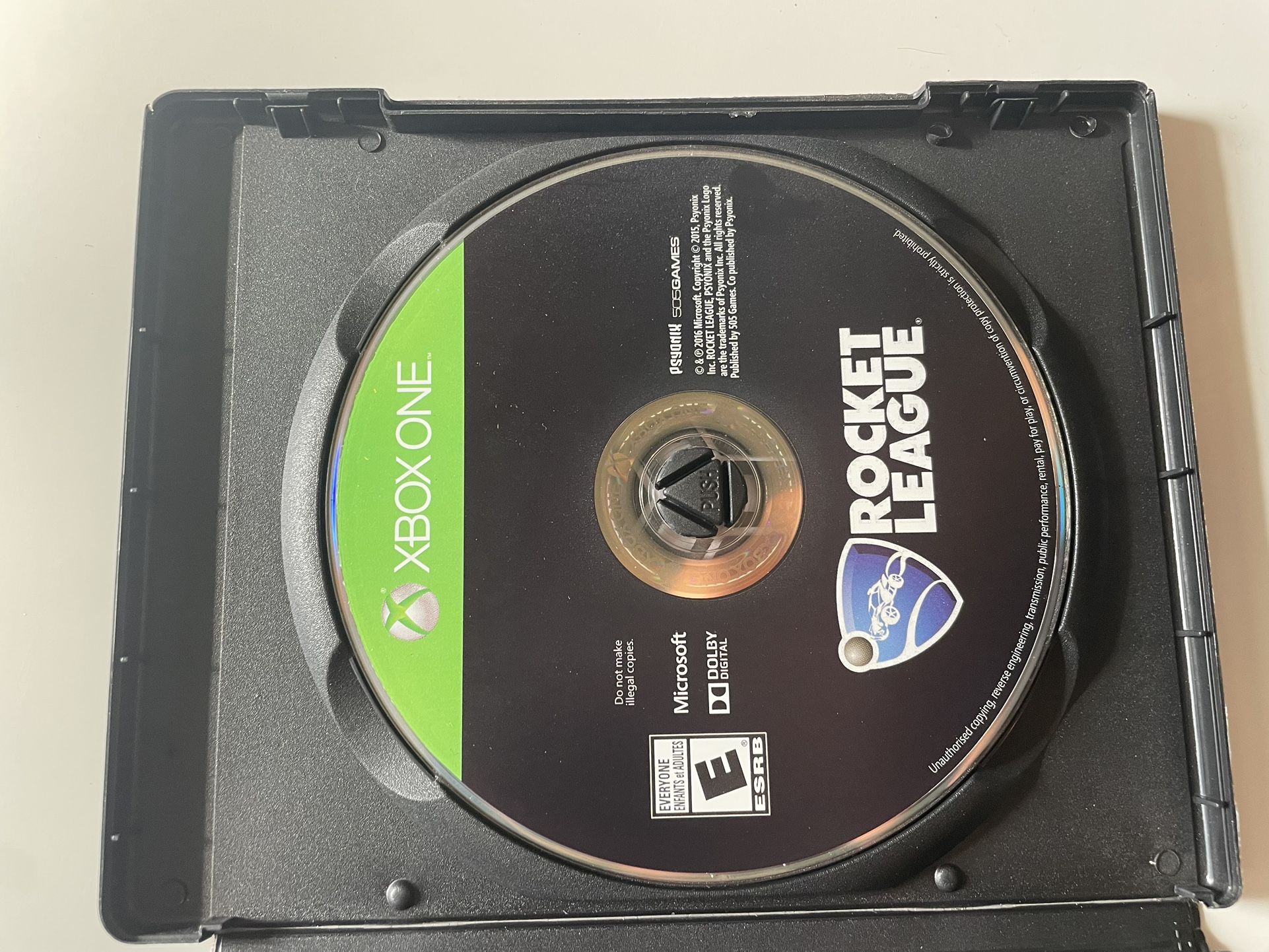 Rocket League Xbox One Disc