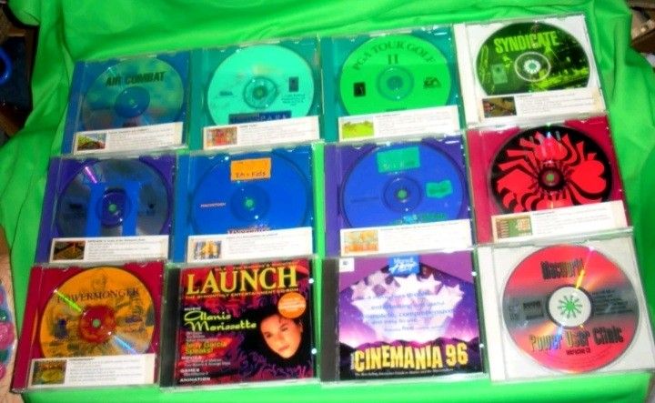 Vtg 1990's Lot Of 12 Apple Macintosh Pc Video Games!