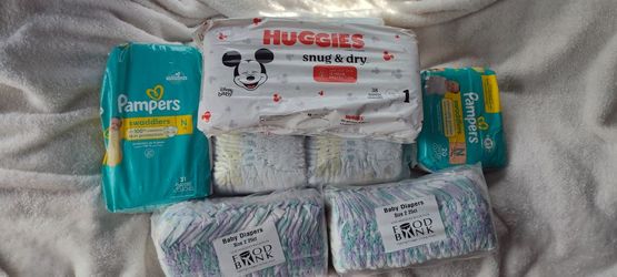 Baby Diapers Various Sizes