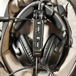Bose A30 Aviation Headset with Bluetooth (Dual Plug)