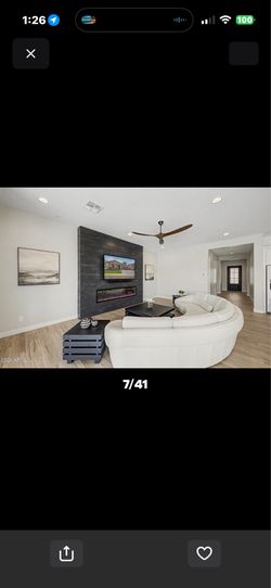 Italian white leather sectional/coffee table