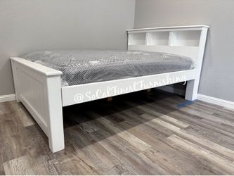 White Full Bed And Mattress