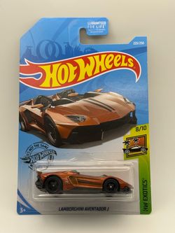 Hot wheels Lamborghini Aventador J STH HW Exotics Orange