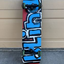 Blind OG Logo Red/Blue Skateboard 31” x 7 5/8” 