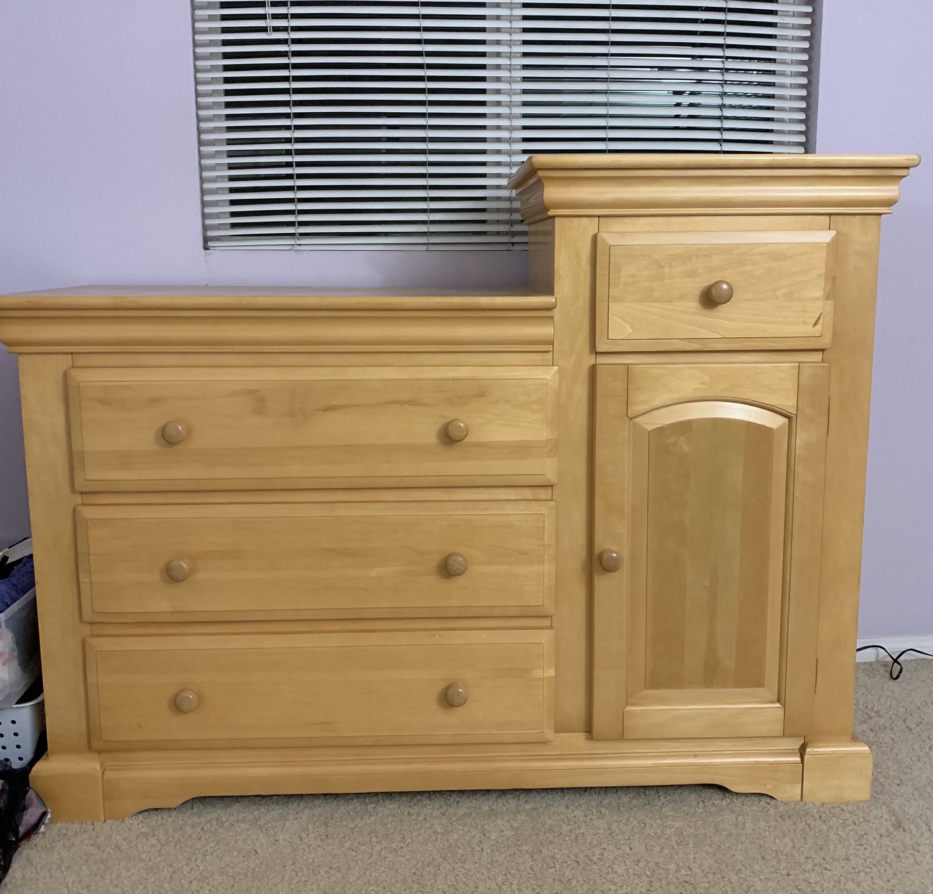 Changing table dresser combo