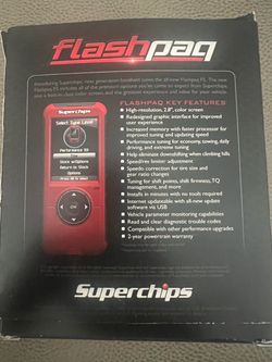 Flashpaq superchips performance tuner