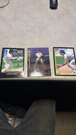 Upper Deck Baseball Cards Lot of 3