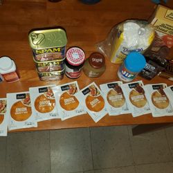 NEW Unopen 3 Spam classic 12oz+Strawberry Jelly 18oz+5 Onion gravy mix 0.87oz+4 Mushroom gravy mix