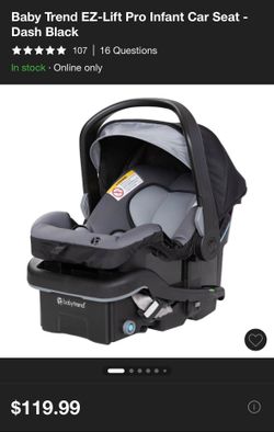Baby Trend EZ Lift Infant Car Seat and Base