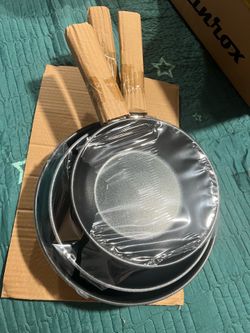 New Nonstick Pans Set Of 3