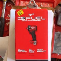 Milwaukee M18 Fuel 3/8” Compact Impact Wrench 