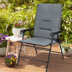 Patio Folding Chair With Cushion New