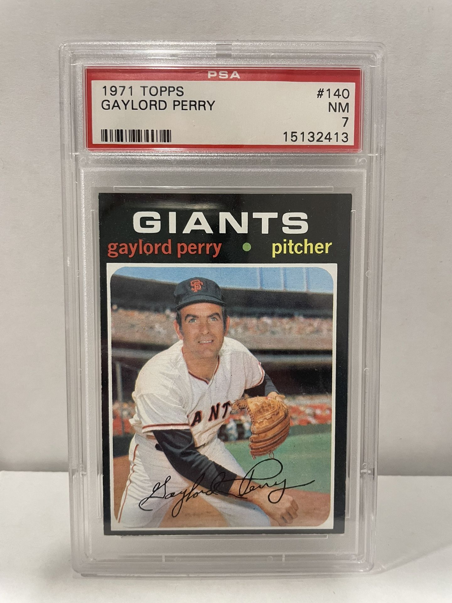 1971 Topps #140 Gaylord Perry PSA-7 $69