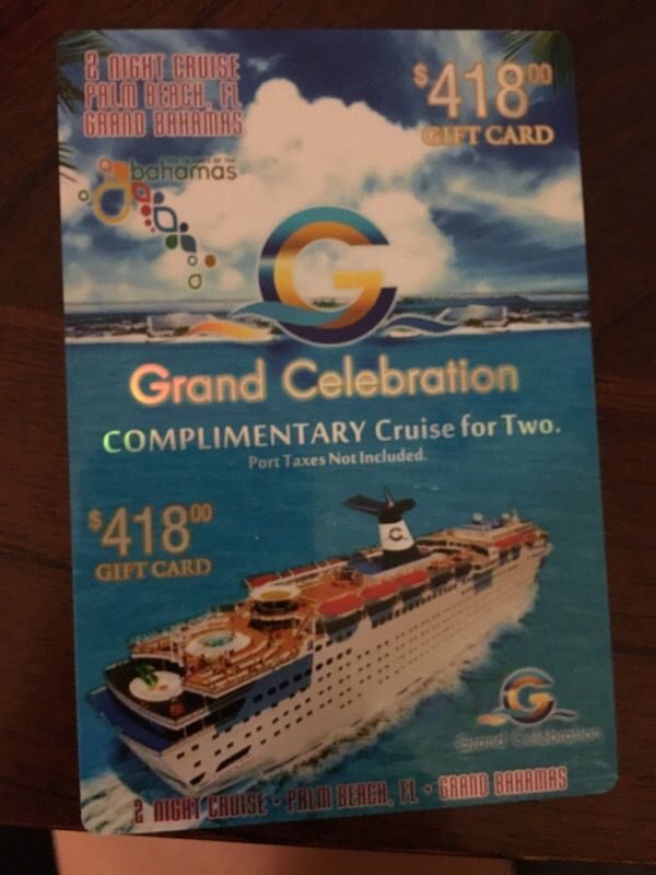 2 Day Cruise for 2 *Bahamas*