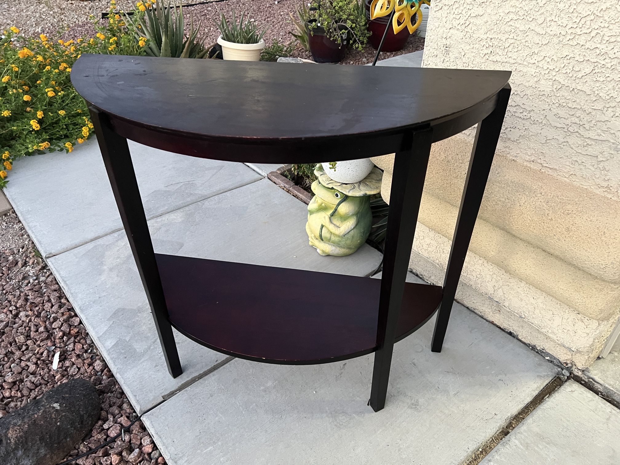 console table half-moon