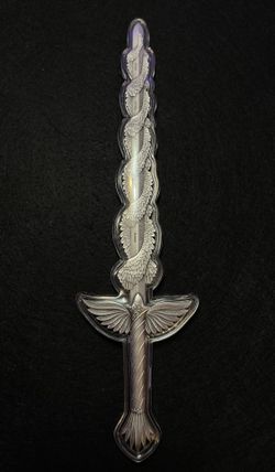 2.5 Oz Pure Silver .999 Sword 