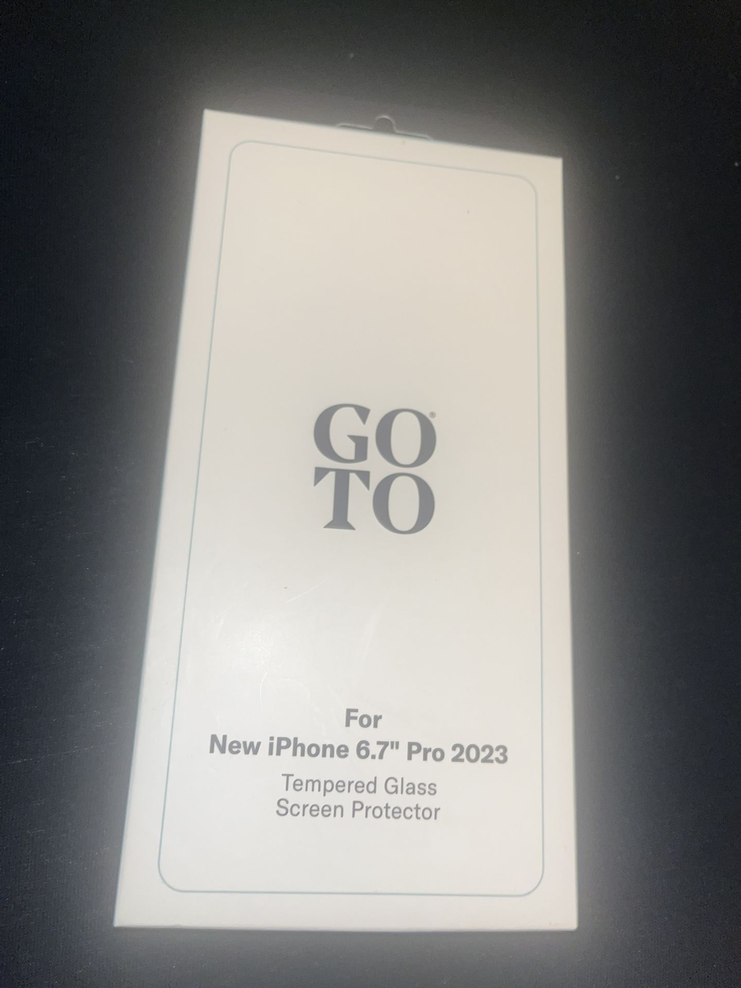 GoTo Tempered Glass Screen Protector | iPhone 15 Pro Max