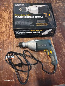 Chicago electric magnesium drill