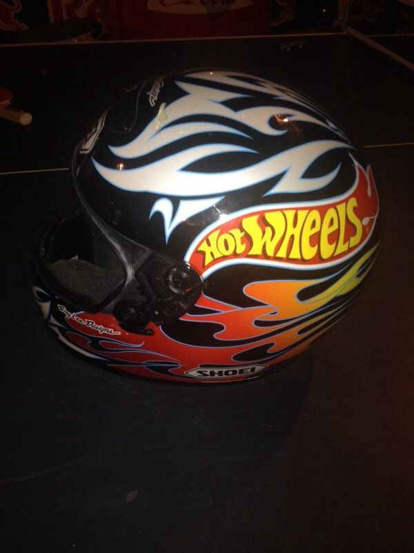 Troy Lee Designs/Shoei Hot Wheels Motorcycle Helmet