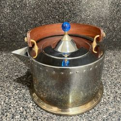 1980s Hammered Steel Tea Kettle by Carsten Jodgensen for Bodum