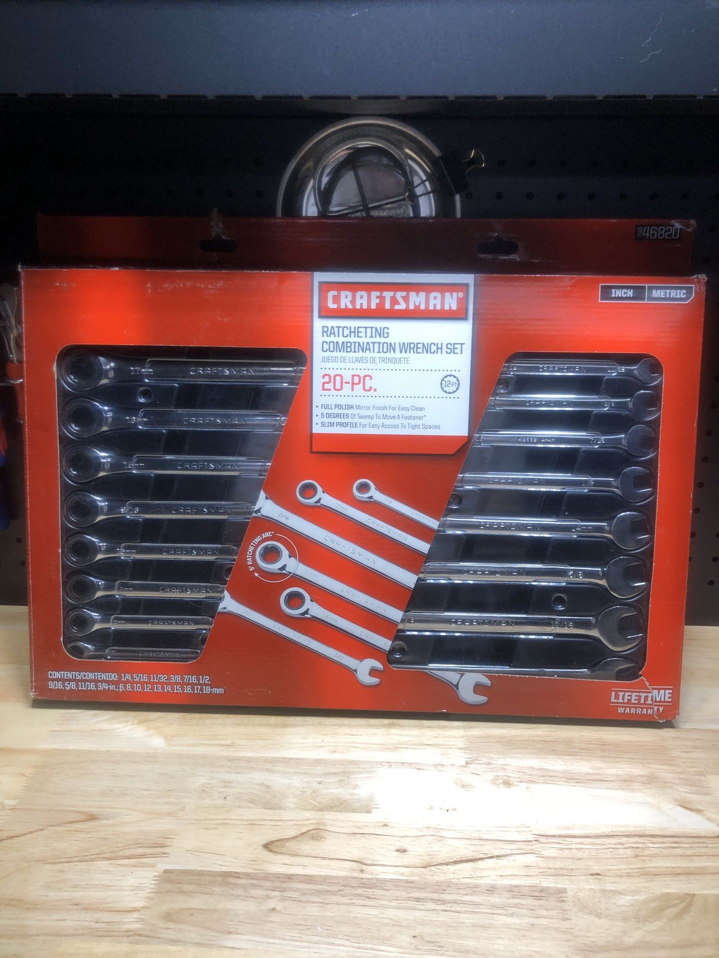 Craftsman NEW 20 piece Ratcheting Wrench Set