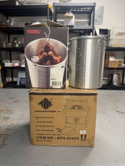 Turkey Fryer + ARC Burner (200,000 BTU) – Open Box, Like New – $120