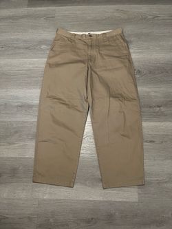 Uniqlo Men’s Khaki Brown Wide Leg Chino Dress Pants