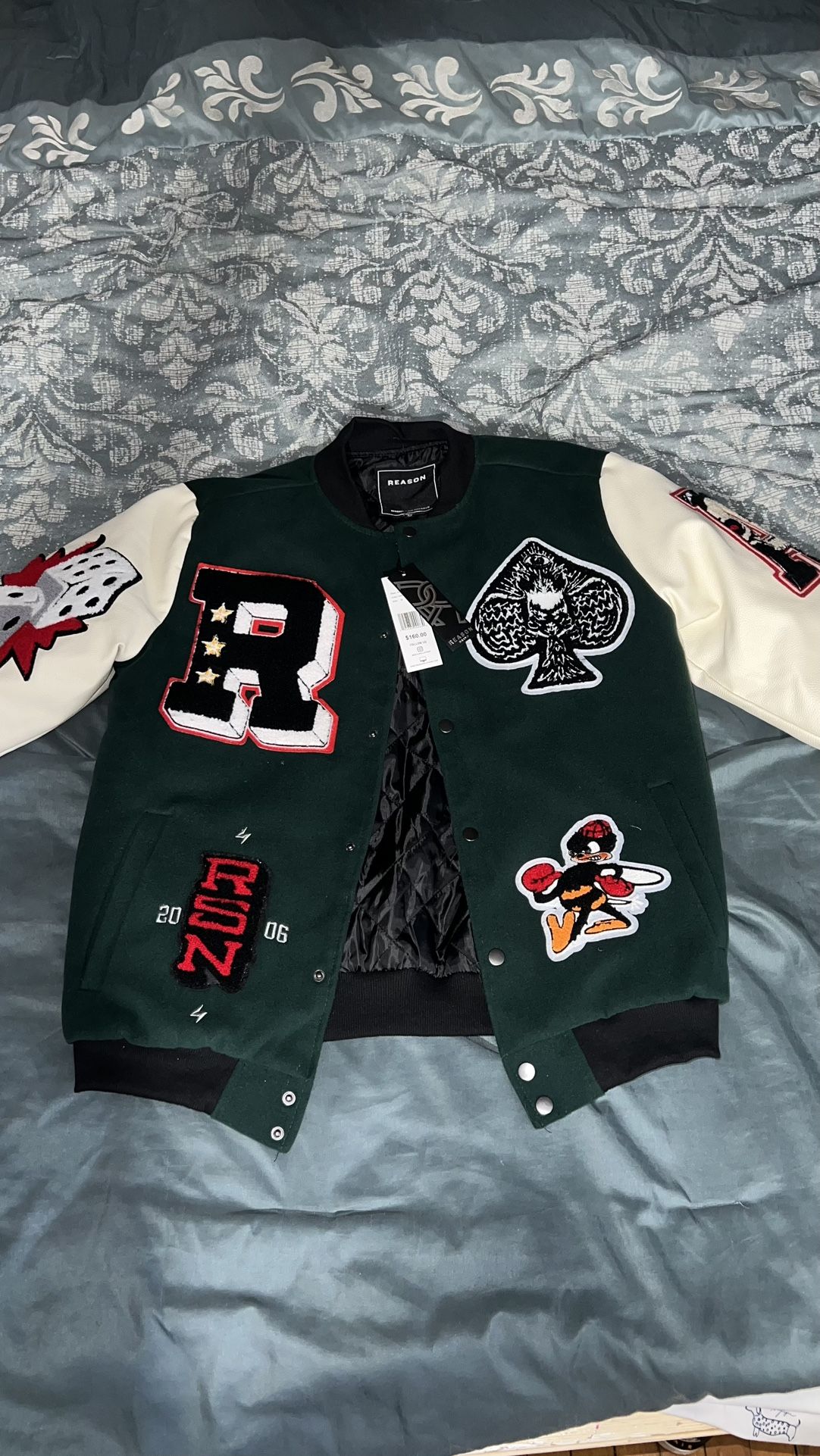 Green Varsity Jacket 