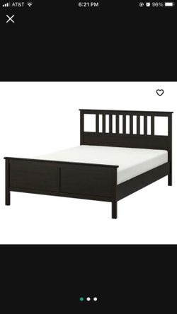 IKEA full size wooden bedframe