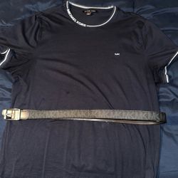 Micheal Kors Shirt And Belt (Shoot Me Offers)