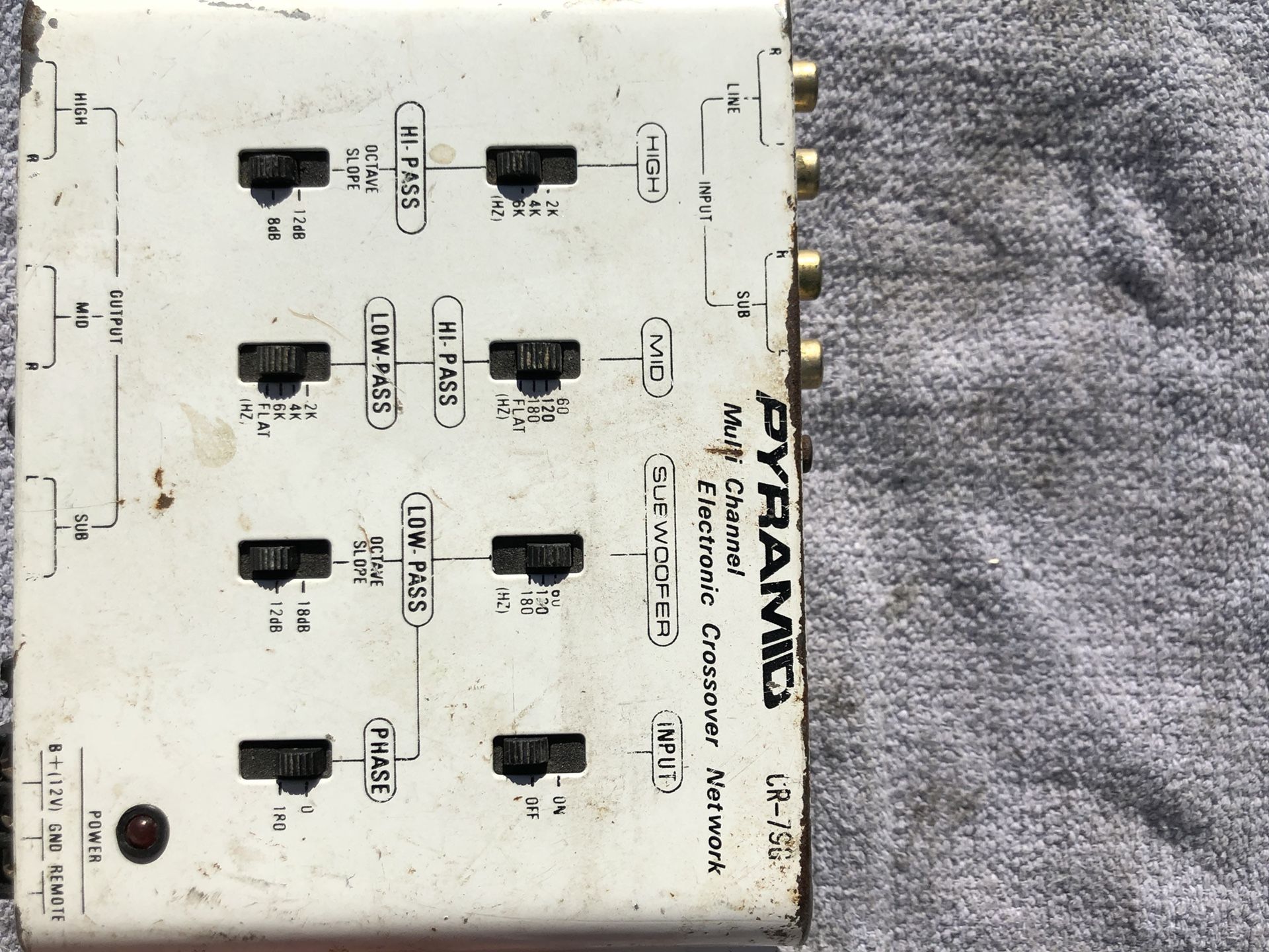 Pyramid CR-79G 3-Way Crossover