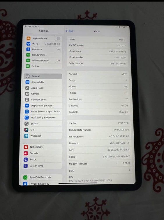 64 Gig IPad