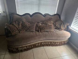 Curved soda and love seat/ BEST OFFER