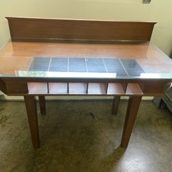 Antique Bankers Desk