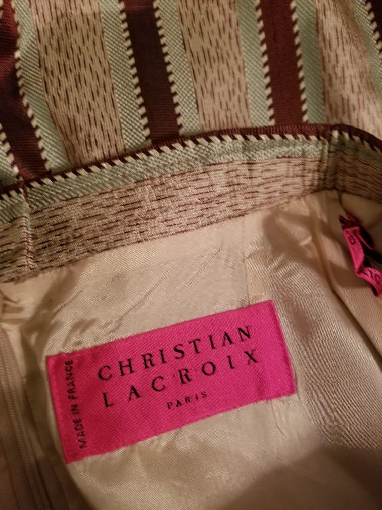CHRISTIAN LACROIX PENCIL Skirt Size2