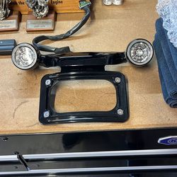 Harley Road Glide Turn Signal And Curved License Plate