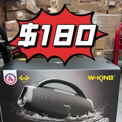 ❤️$180❤️W-king D20 with Wireless Mic 300W Peak Power, IP67 Waterproof, 24-Hour Battery Life – The D20 Bluetooth Speaker Redefines Immersive Audio  Pic