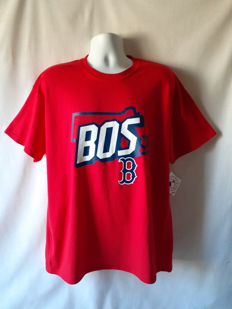 Boston Red Sox men's red short-sleeve graphic t-shirt size XL
