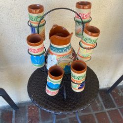 Jarra Con 6 Vasos 