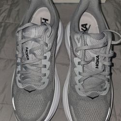 HOKA men's Bondi 9 shoes in Galactic Grey size 10D