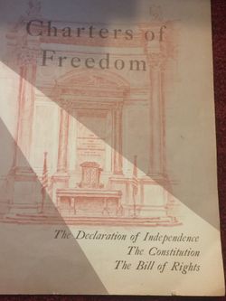 Charter of freedom Declaration of Independence